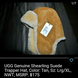 Ugg Chestnut Trapper MENS hat XL